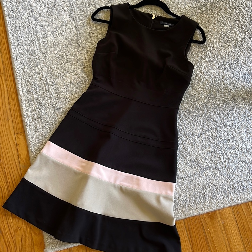 Fit and flare scuba dress, Tommy Hilfiger